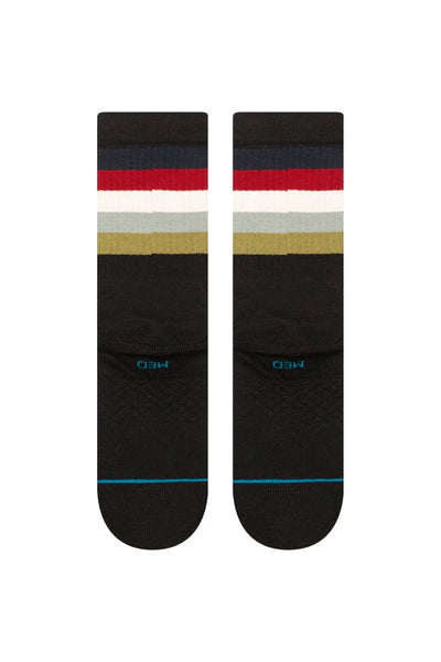 Maliboo Black Crew Socks | Men's