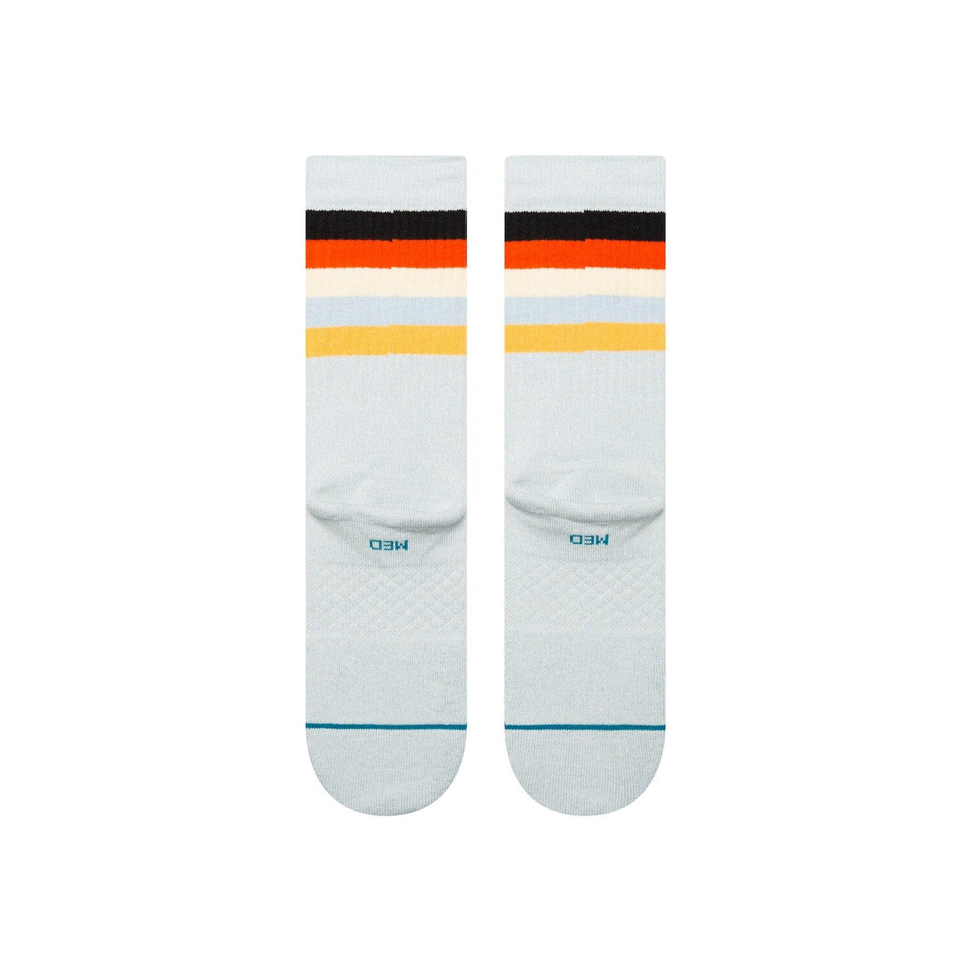 Maliboo Ice Blue Crew Socks | Women's - Knock Your Socks Off