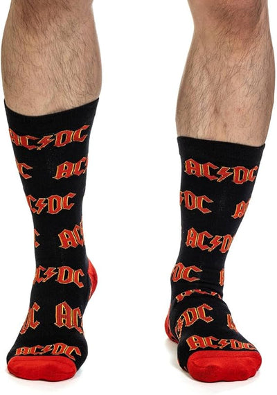 AC/DC Logo Crew Socks | Men's