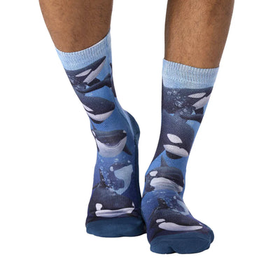 Pod of Orcas Crew Socks | Men's