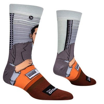 Michael Scott Crew Socks | Men's - Knock Your Socks Off