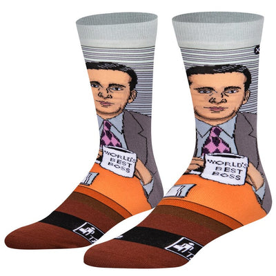 Michael Scott Crew Socks | Men's - Knock Your Socks Off