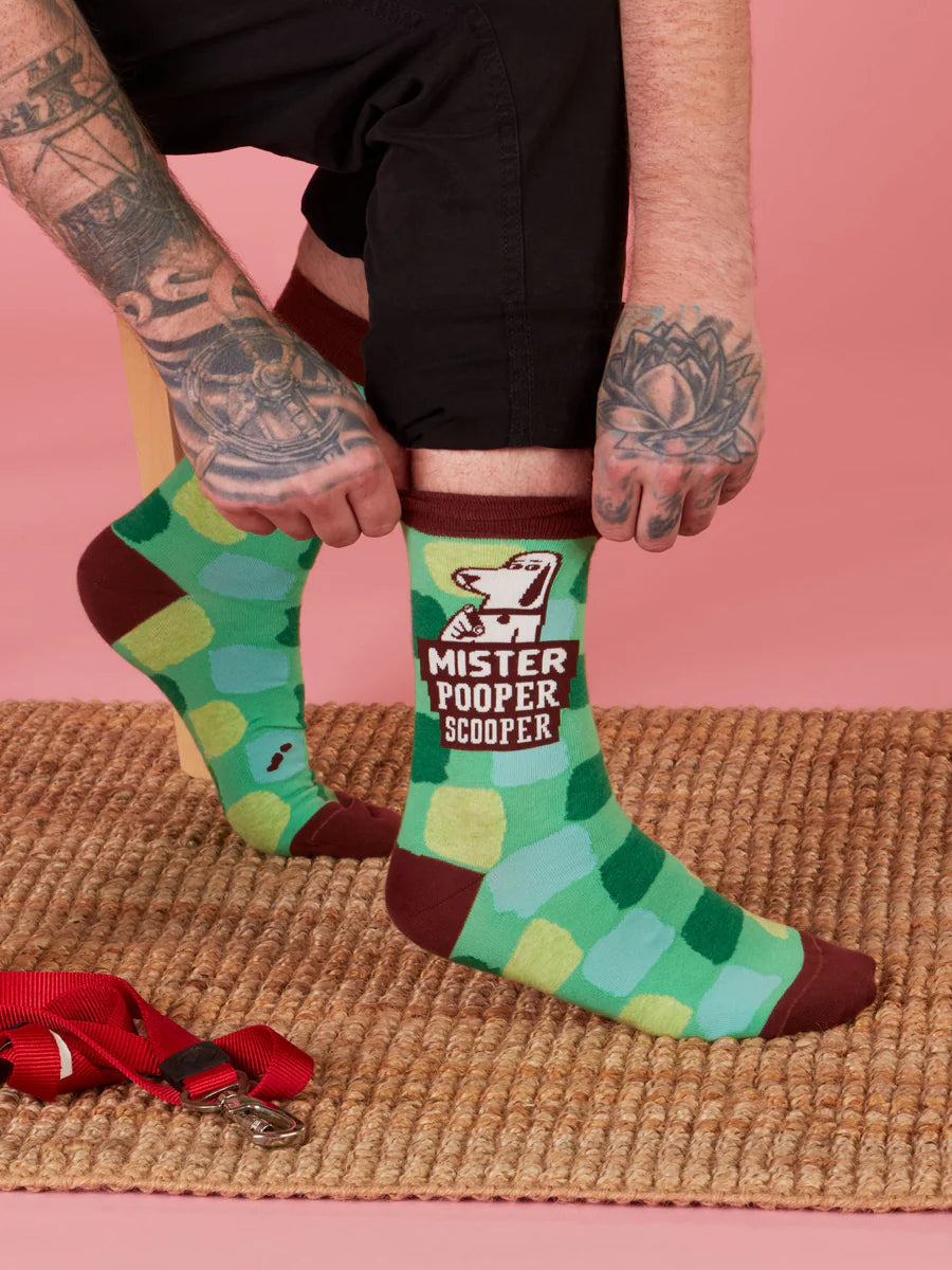 Mister Pooper Scooper Crew Socks | Men&