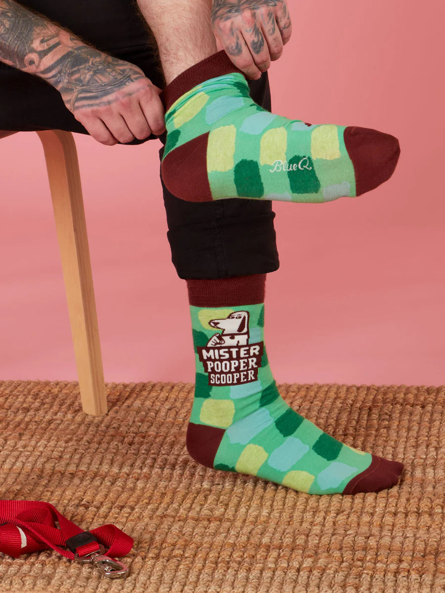 Mister Pooper Scooper Crew Socks | Men&