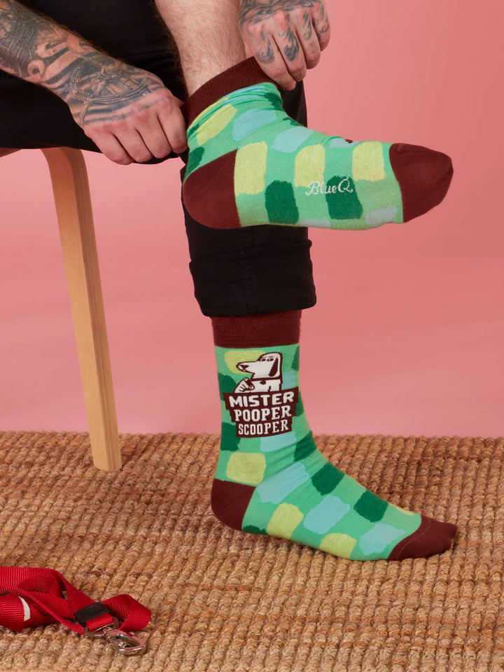 Mister Pooper Scooper Crew Socks | Men&
