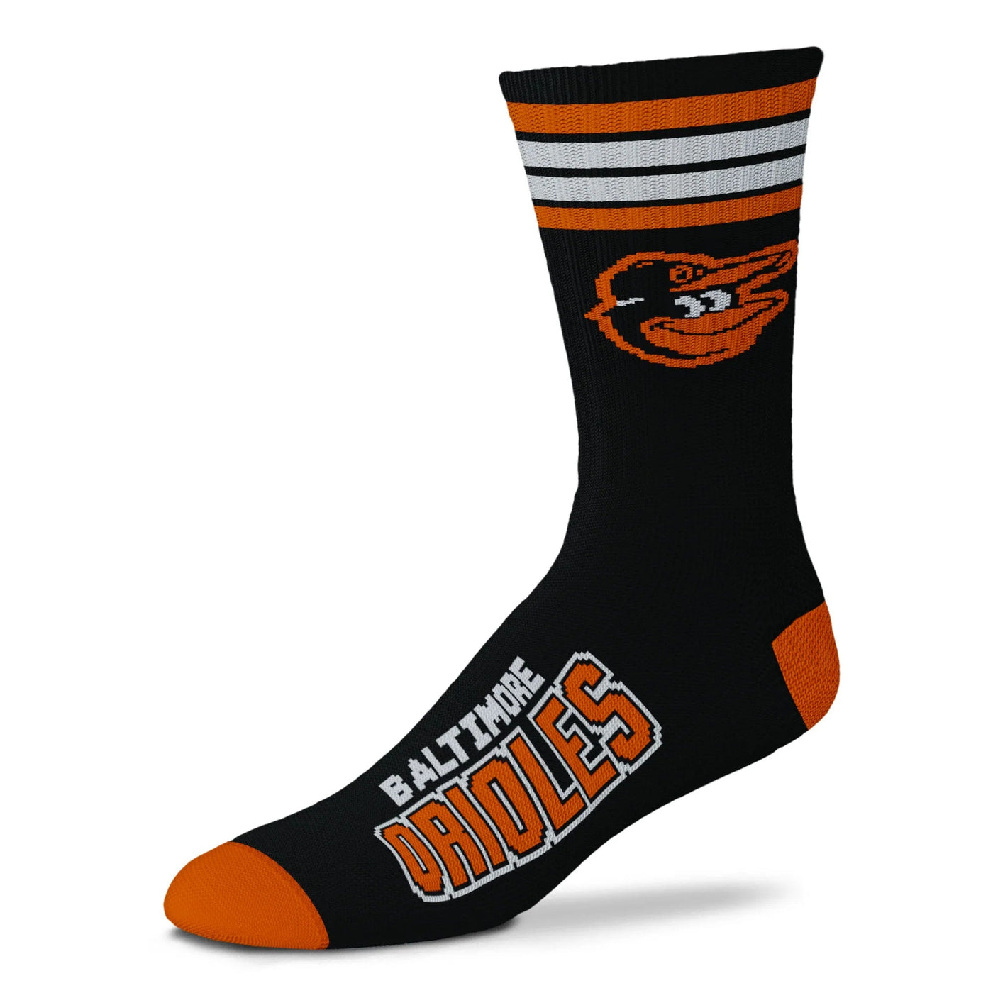 MLB: Baltimore Orioles Crew Socks | Men's - Knock Your Socks Off