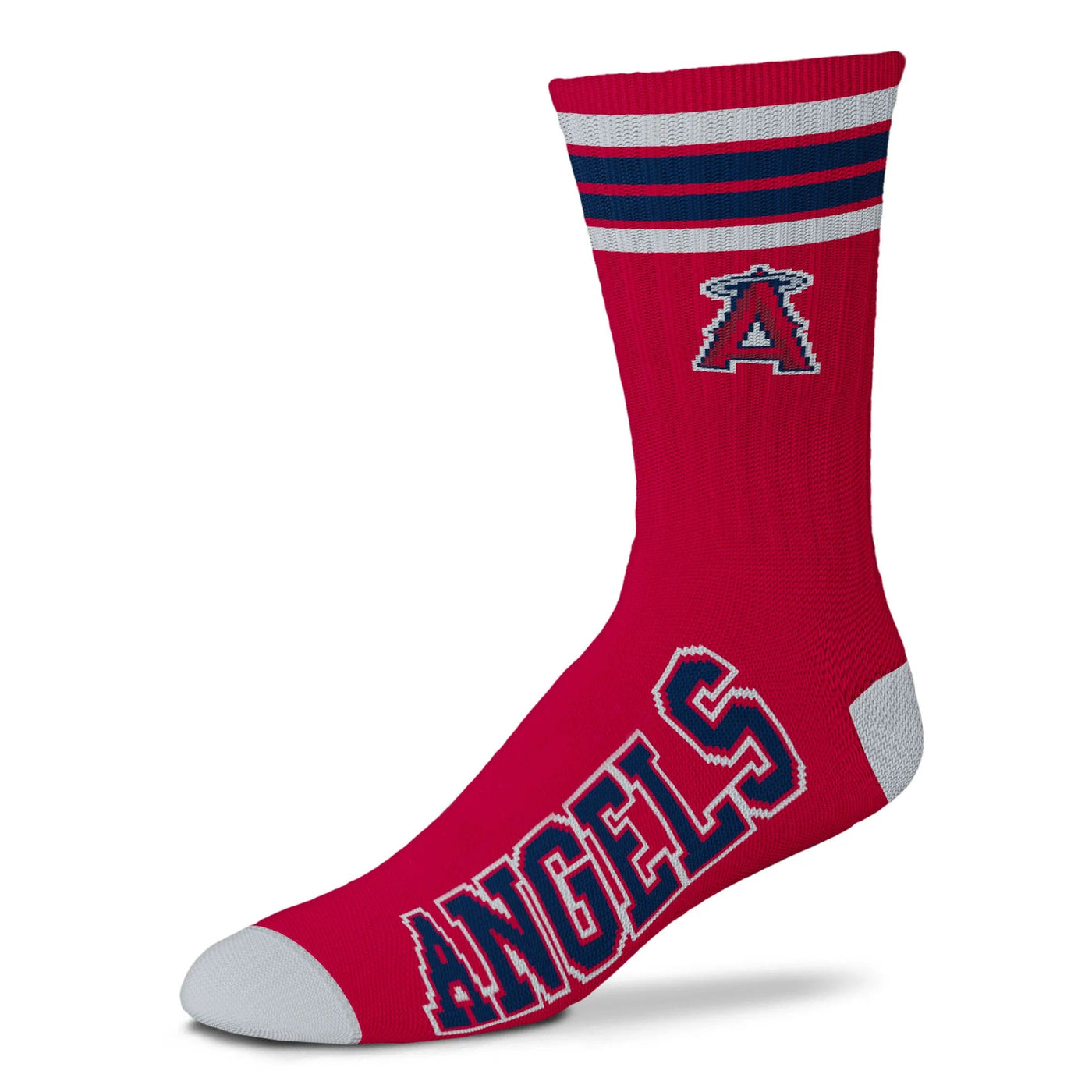 MLB: Los Angeles Angels Crew Socks | Men's - Knock Your Socks Off
