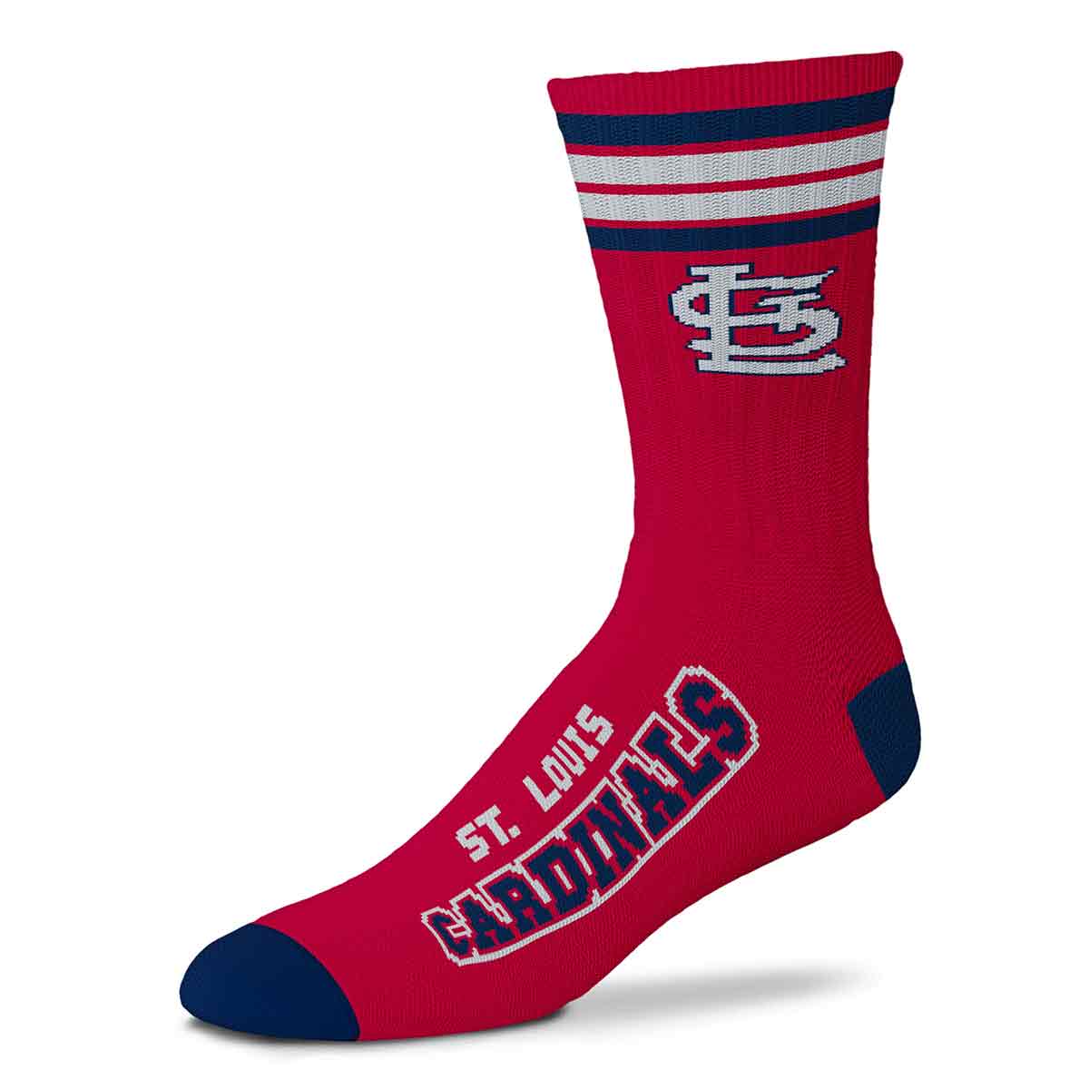 MLB: St. Louis Cardinals Crew Socks | Men's - Knock Your Socks Off