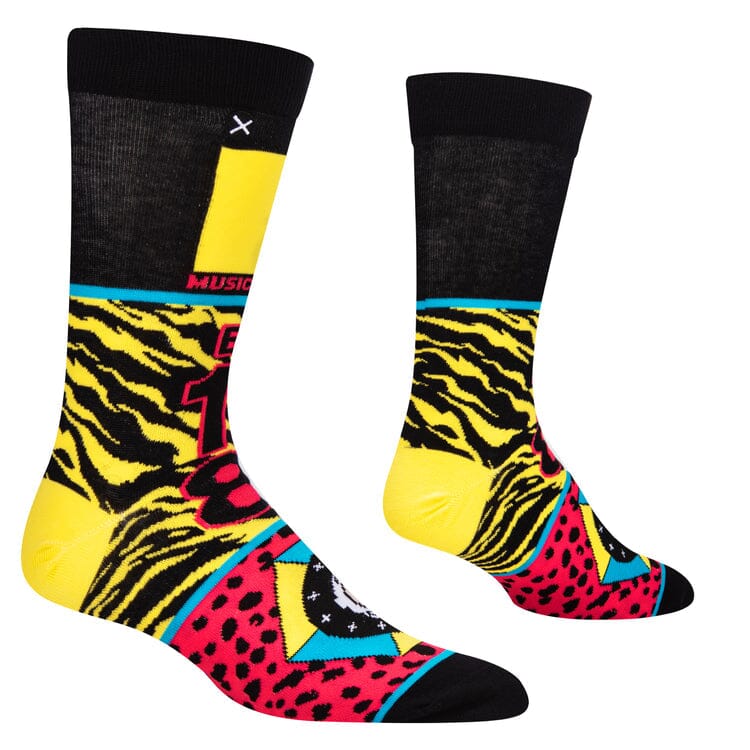 MTV Mash Up Crew Socks | Men's - Knock Your Socks Off