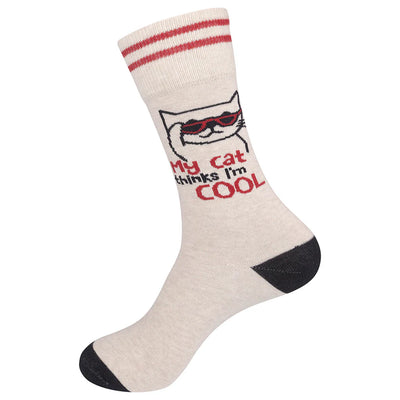 My Cat Thinks I'm Cool Crew Socks