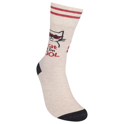 My Cat Thinks I'm Cool Crew Socks