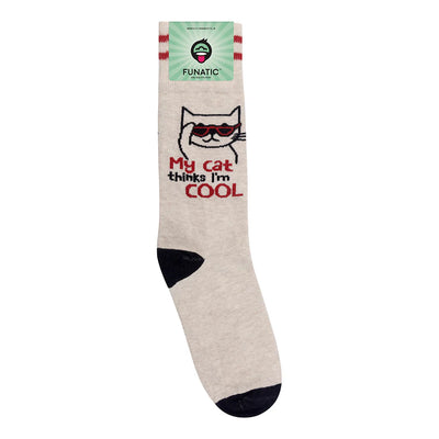 My Cat Thinks I'm Cool Crew Socks