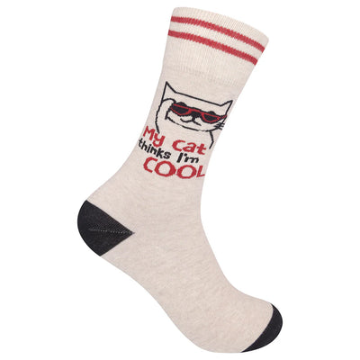 My Cat Thinks I'm Cool Crew Socks