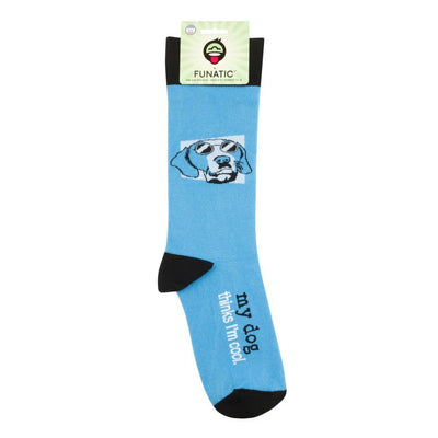 My Dog Thinks I'm Cool Crew Socks | Unisex