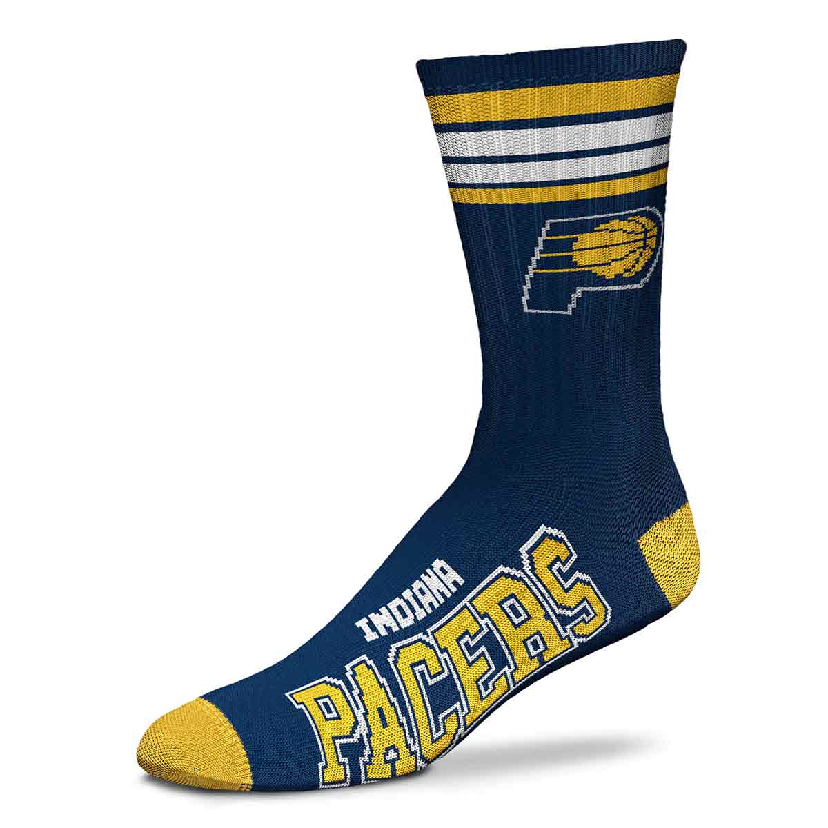 NBA: Indiana Pacers Crew Socks | Men's - Knock Your Socks Off