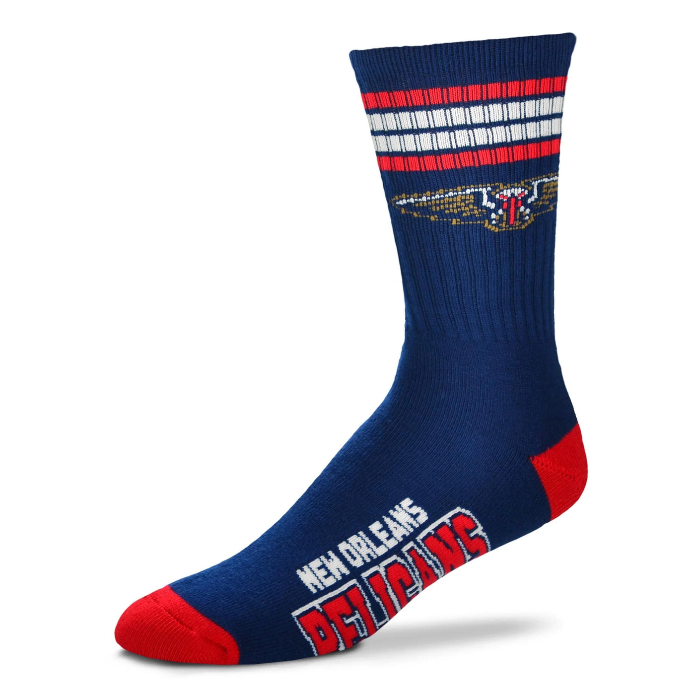 NBA: New Orleans Pelicans Crew Socks | Men's - Knock Your Socks Off