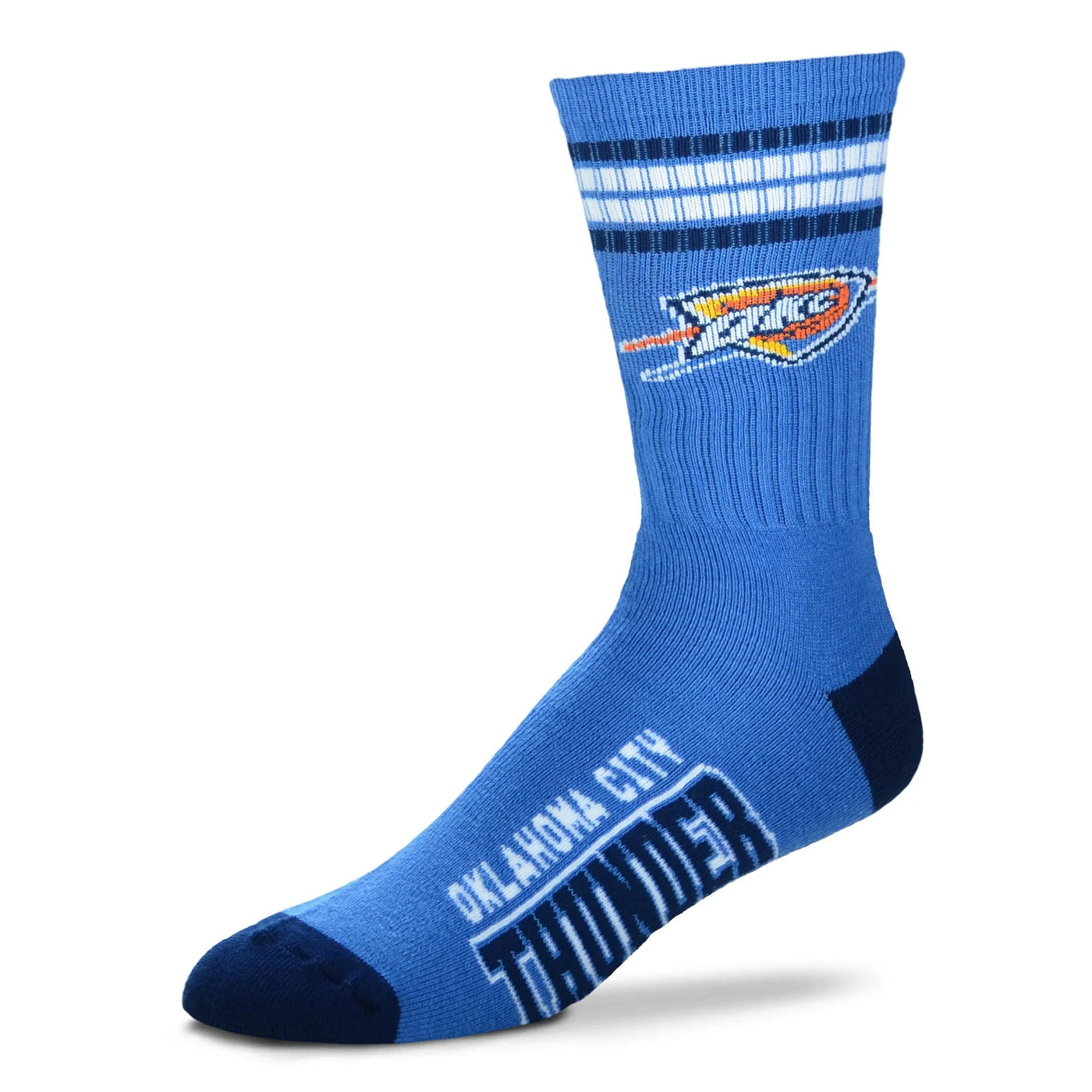 NBA: Oklahoma City Thunder Crew Socks | Men's - Knock Your Socks Off