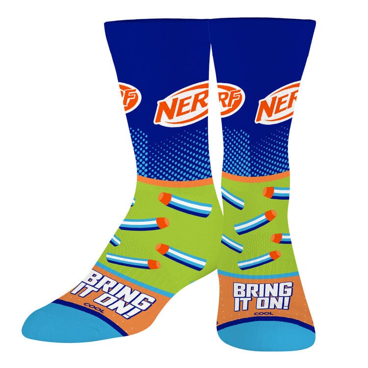 Nerf Colors Crew Socks | Men's - Knock Your Socks Off