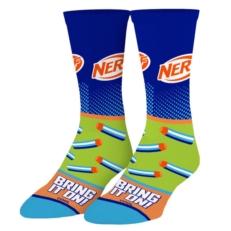 Nerf Colors Crew Socks | Men's - Knock Your Socks Off