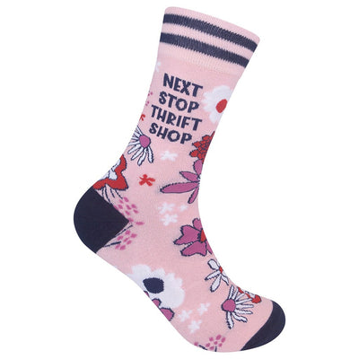 Next Stop Thrift Shop Crew Socks | Unisex - Knock Your Socks Off