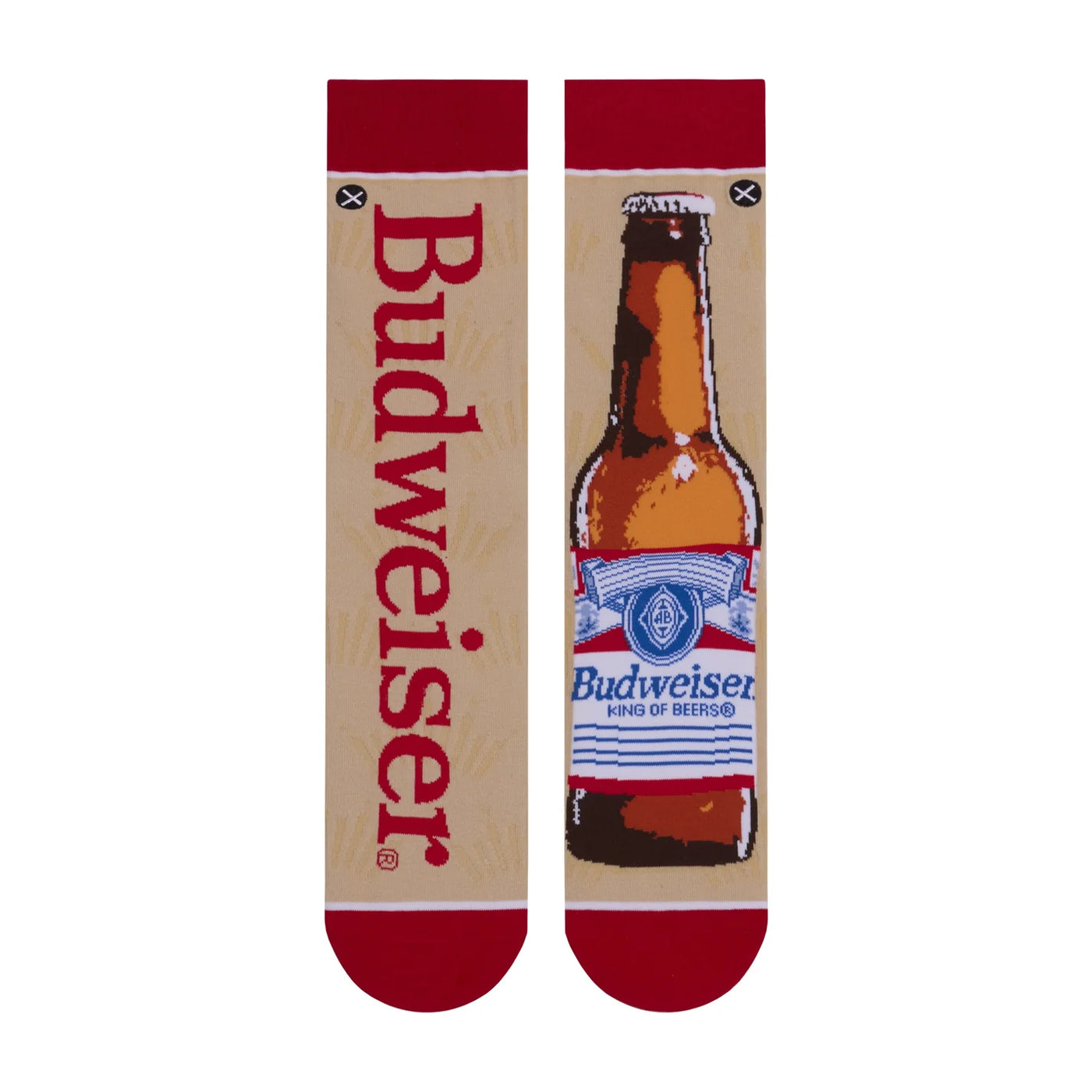 Budweiser Split Crew Socks