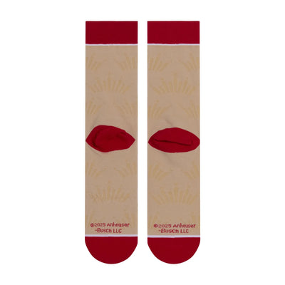 Budweiser Split Crew Socks