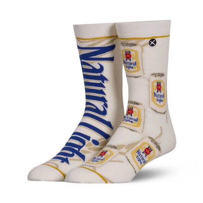 Natural Light Split Split Crew Socks