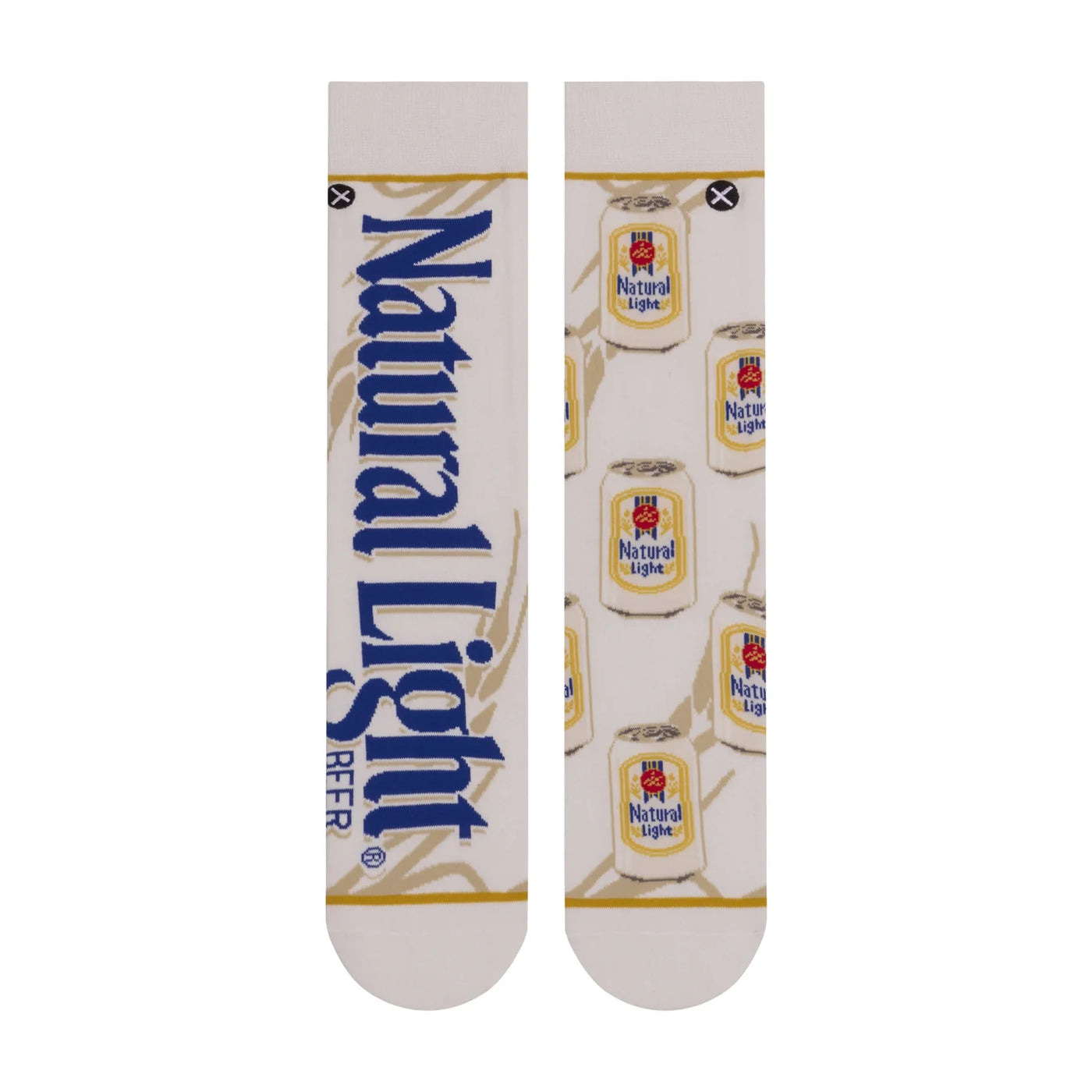 Natural Light Split Split Crew Socks