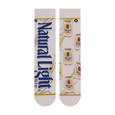 Natural Light Split Split Crew Socks