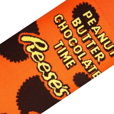 Peanut Butter Chocolate Time Crew Socks | Women's - Knock Your Socks Off