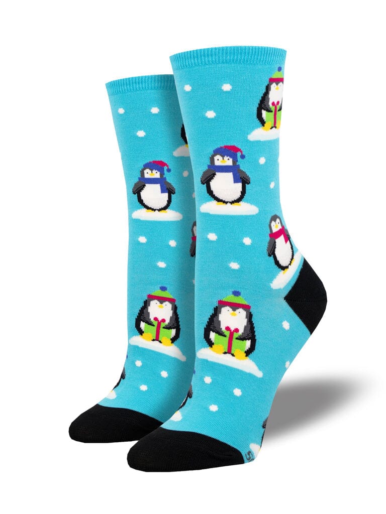 Penguins Crew Socks | Women's - Knock Your Socks Off