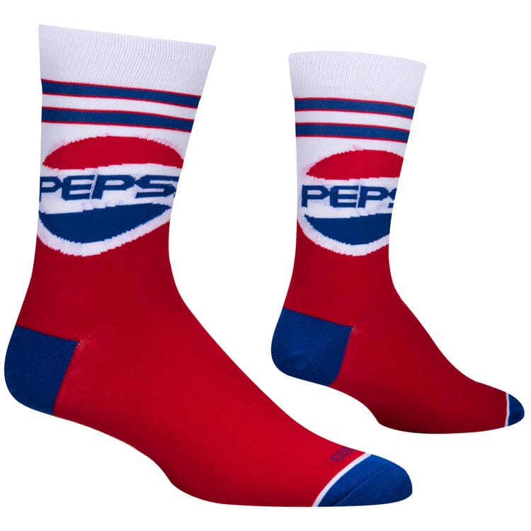 Pepsi Throwback Crew Socks | Men's - Knock Your Socks Off