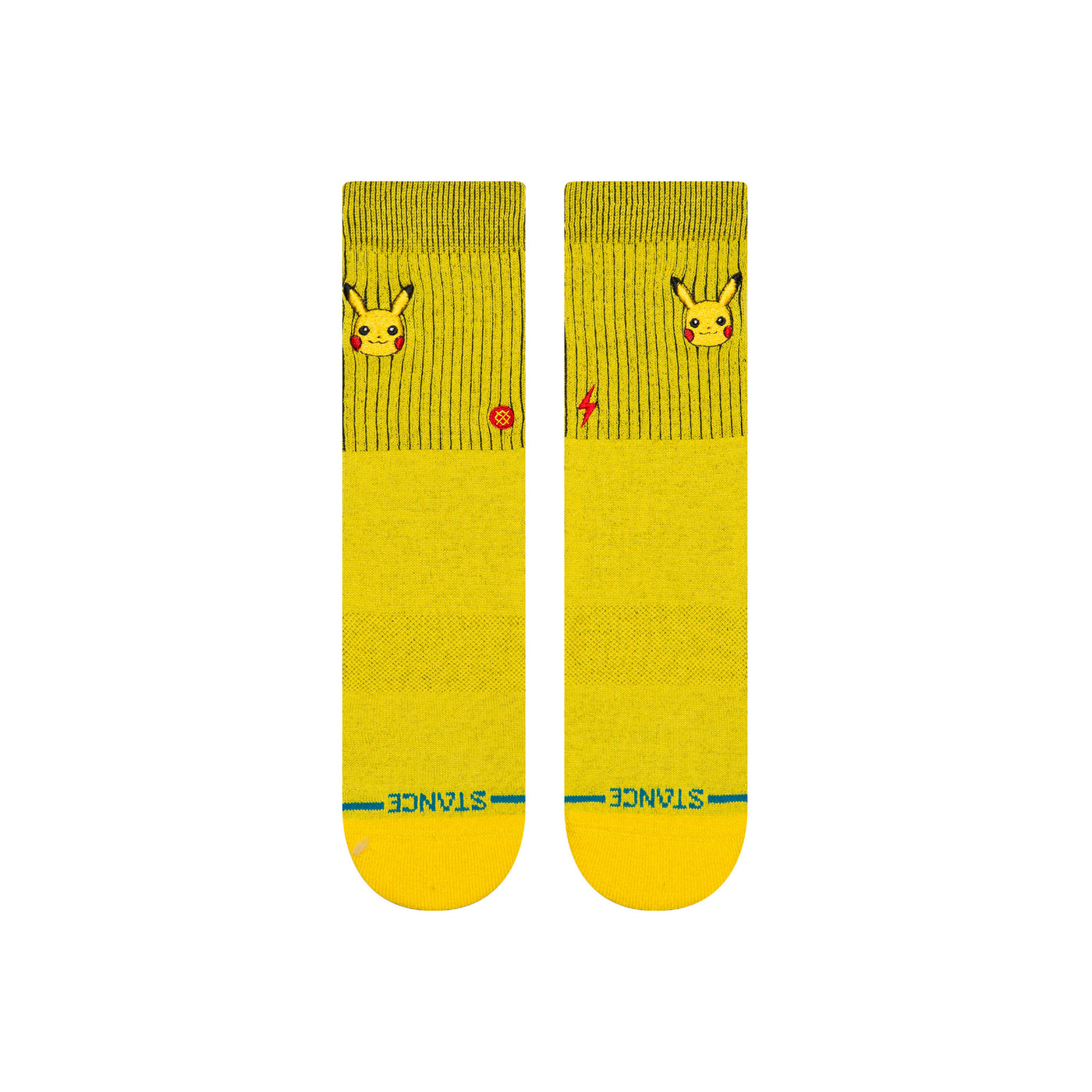 Pikachu Yellow Kids Crew Socks