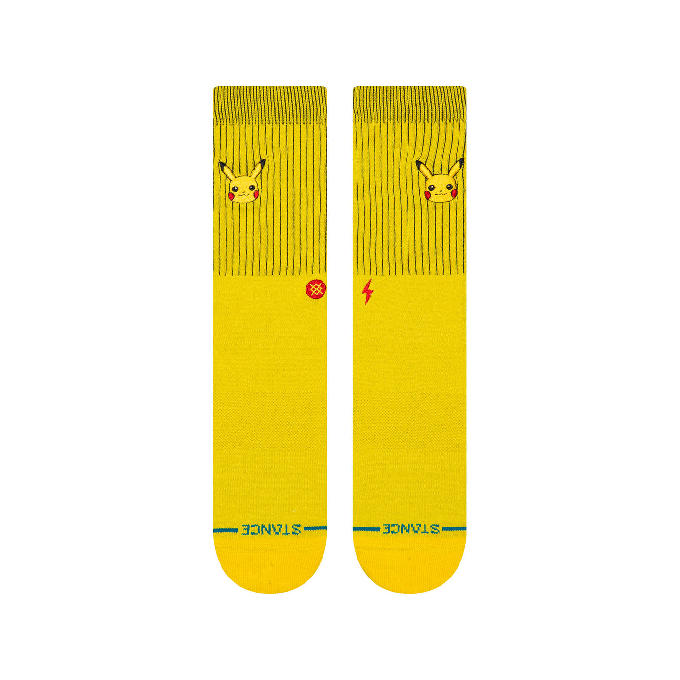Pikachu Yellow Crew Socks