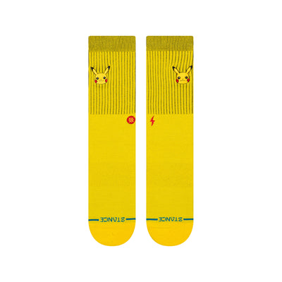 Pikachu Yellow Crew Socks