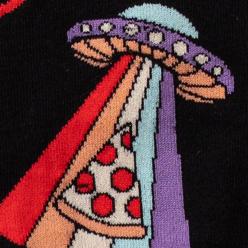 Pizza in Space! Knee High Socks | Women&