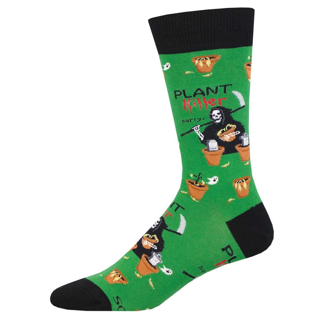 Plant Killer Crew Socks | Men's - Knock Your Socks Off