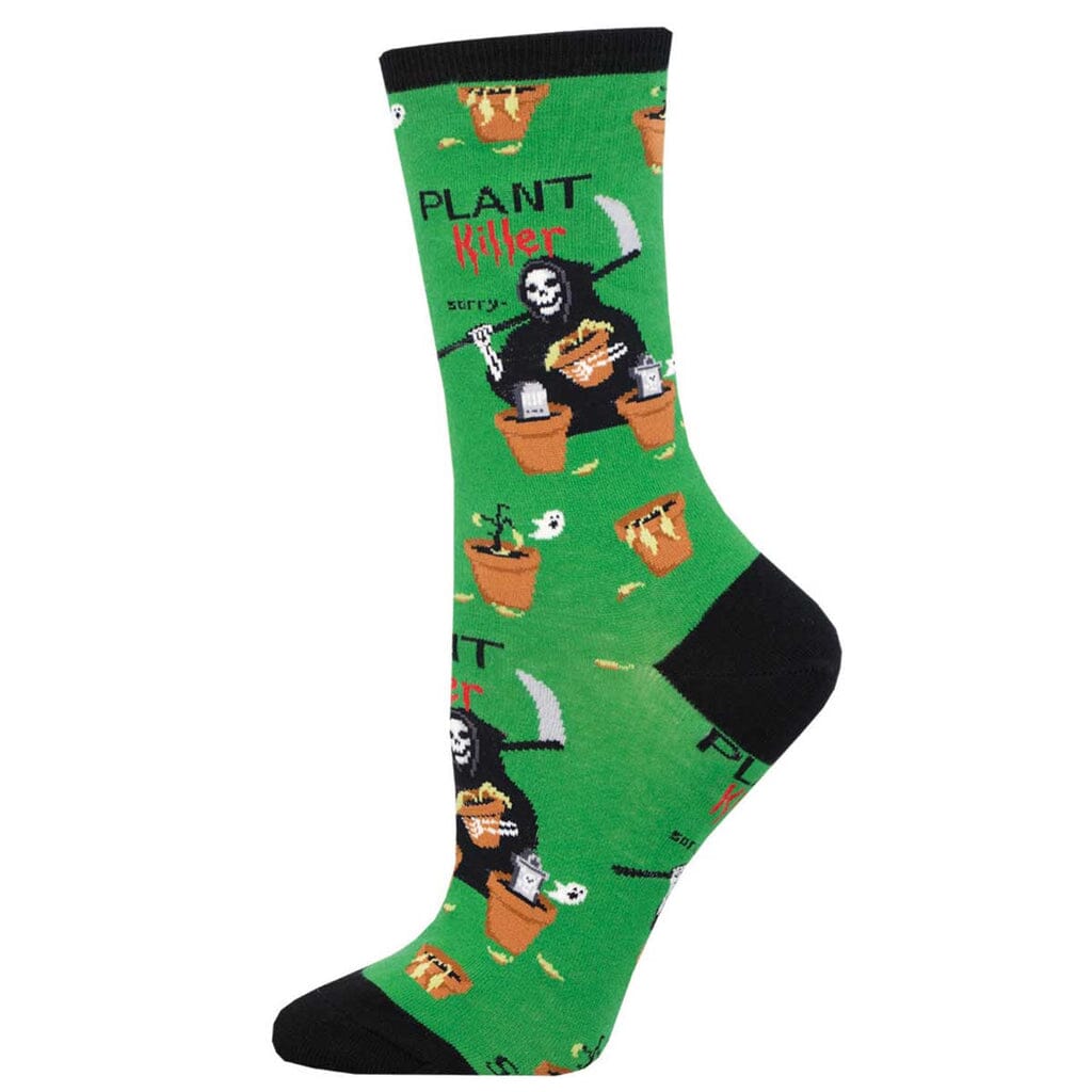 Plant Killer Crew Socks | Women's - Knock Your Socks Off