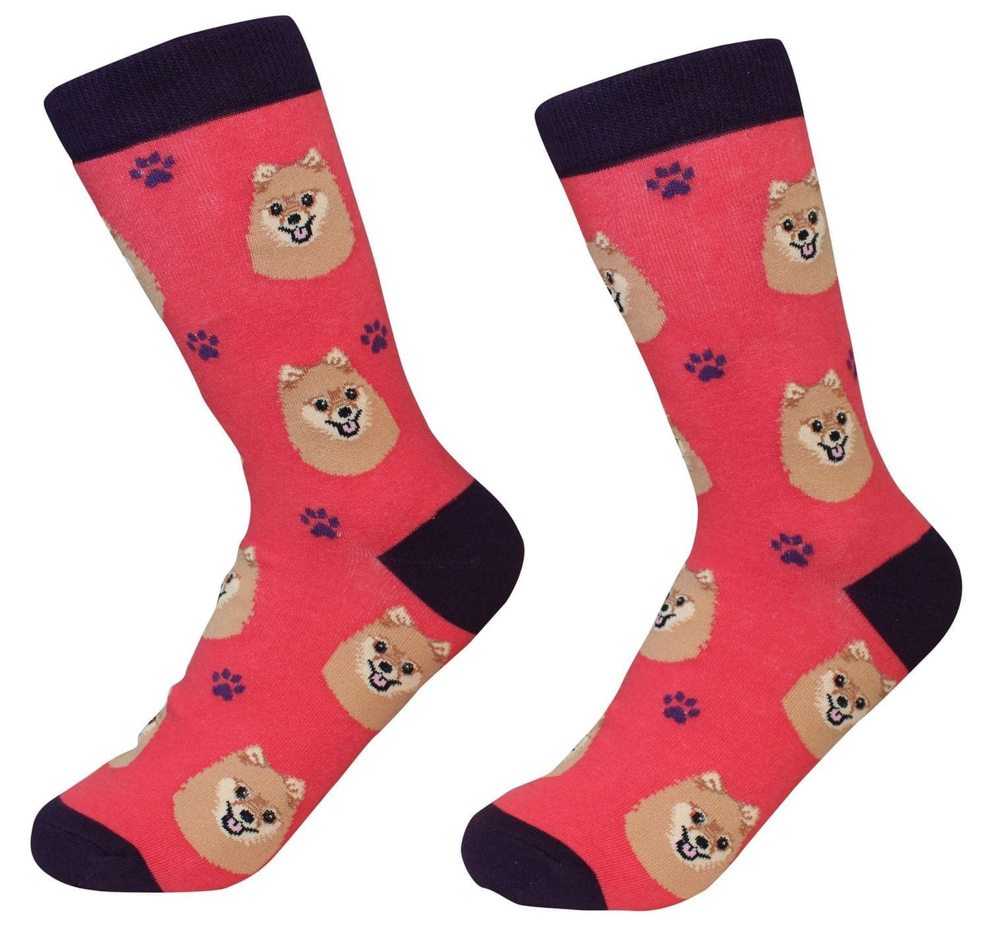 Pomeranian Crew Socks | Unisex - Knock Your Socks Off