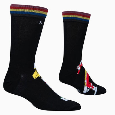 Power Rangers Split Crew Socks | Men's - Knock Your Socks Off