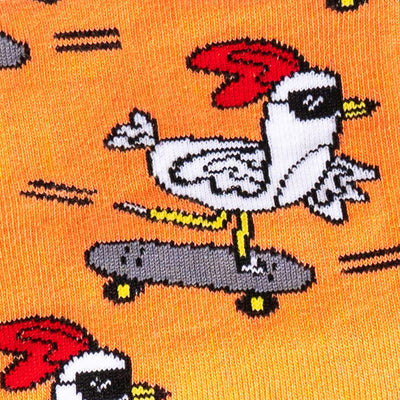 Rad Chicken Crew Socks | Men's - Knock Your Socks Off