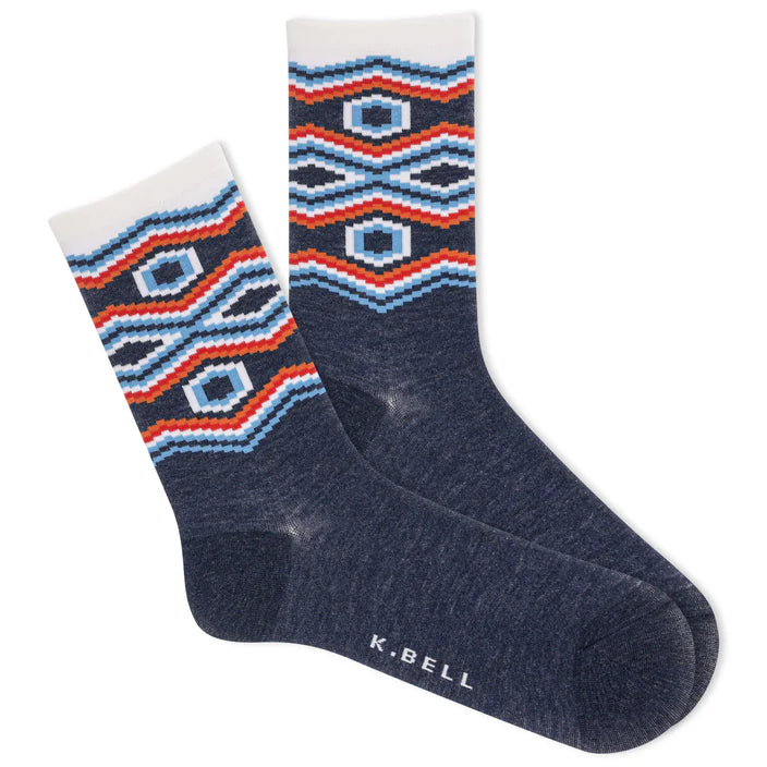Santa Fe Crew Socks | Women's - Knock Your Socks Off