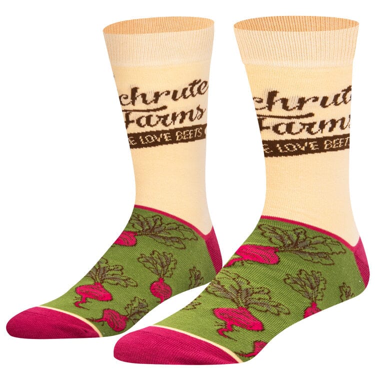 Schrute Farms Crew Socks | Men's - Knock Your Socks Off