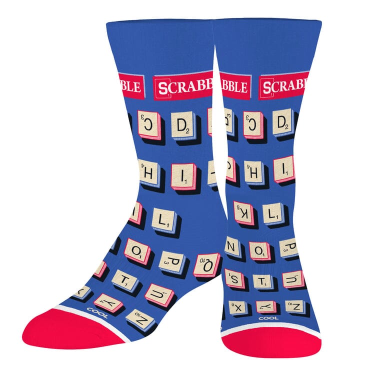 Scrabble Letters Crew Socks | Men&