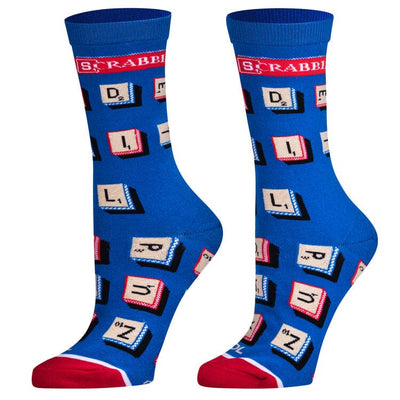 Scrabble Letters Crew Socks | Women's - Knock Your Socks Off