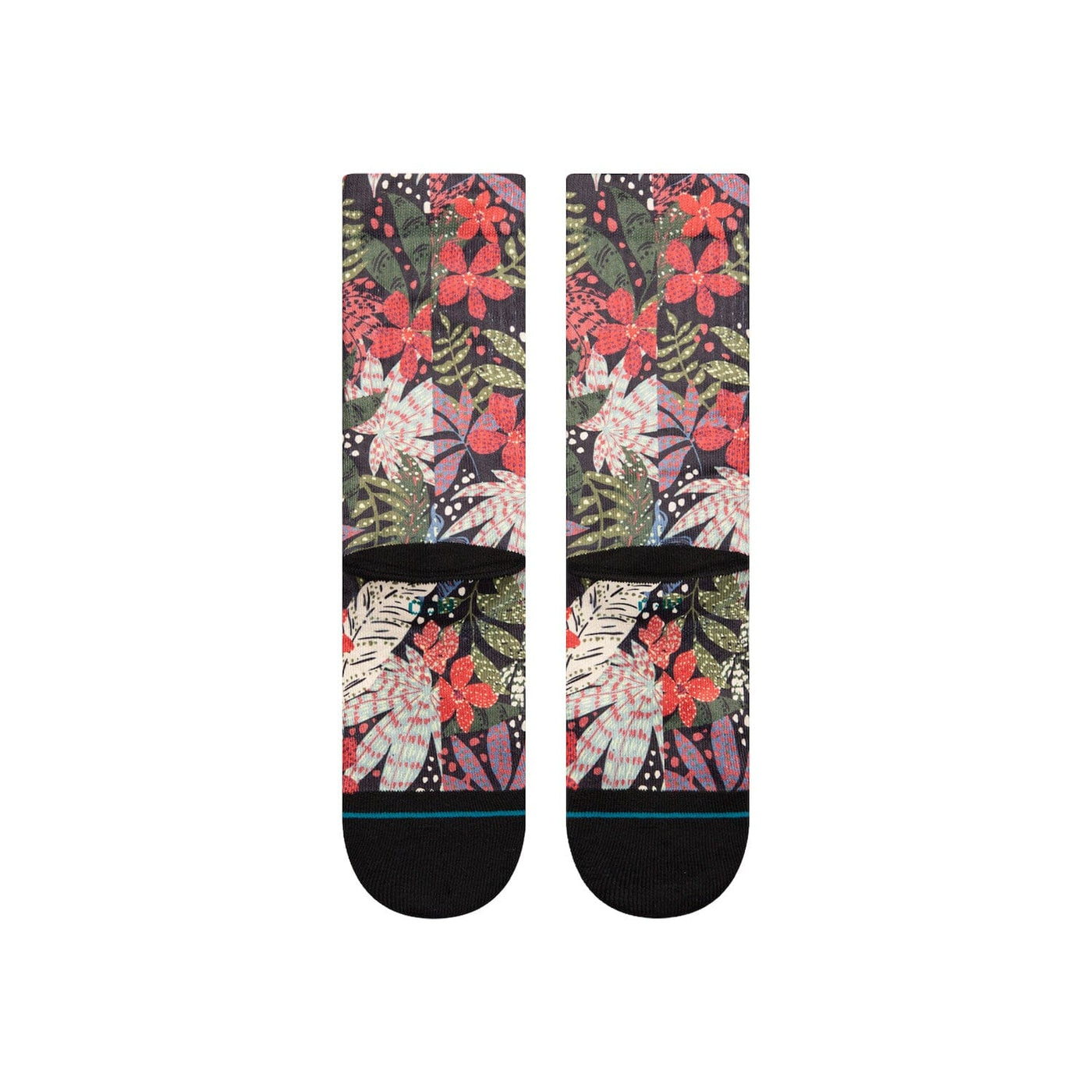 Seacret Garden Crew Socks | Women's - Knock Your Socks Off