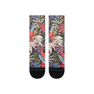 Seacret Garden Crew Socks | Women's - Knock Your Socks Off