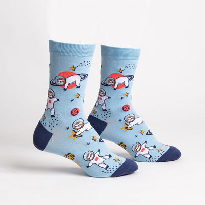 Slow Gravity Crew Socks | Women's - Knock Your Socks Off