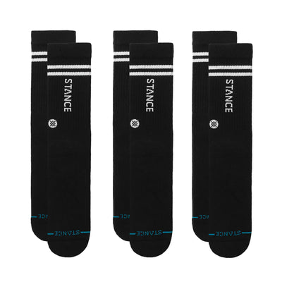 Core 6-Pack Black Crew Sock - Women's