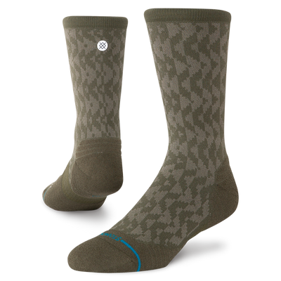 Digzig Olive Light Crew Socks - Men's